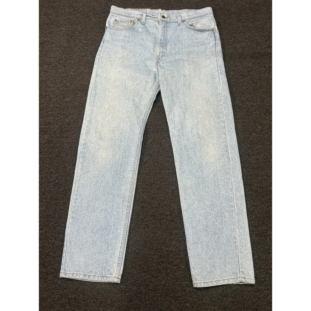Vintage‎ Levis 505 XX Jeans Mens 38x32 (Fits 37x33) USA Made 80s Light Wash